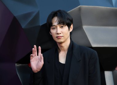 30 Mayıs 2025 'te ABD' nin Hollywood kentindeki Mısır Tiyatrosu 'nda düzenlenen Netflix' in 'Kalamar Oyunu 2' ATAS etkinliğinde Park Sung Hoon.