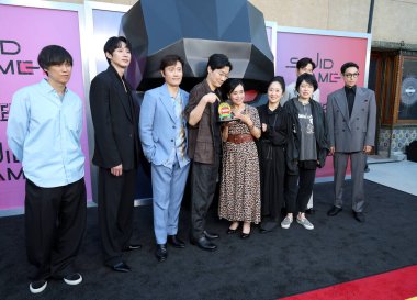 Kim Ji-yong, Park Sung Hoon, Lee Byung-hun, Hwang Dong-hyuk, Kang Ae-shim, Chae Kyoung-sun, Nam Na-young, Lee Jung-jae ve Choi Seung-hyun Netflix 'in' Squid Game 2 'ATAS etkinliği 30 Mayıs 2025 tarihinde Hollywood, ABD' deki Mısır Tiyatrosu 'nda gerçekleşti..