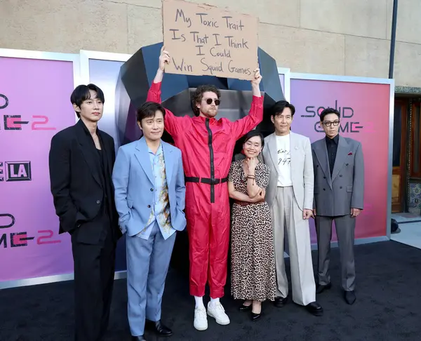 Park Sung Hoon, Lee Byung-hun, Kang Ae-shim, Lee Jung-jae ve Choi Seung-hyun Netflix 'in' Kalamar Oyunu 2 'ATAS etkinliği 30 Mayıs 2025 tarihinde Hollywood, ABD' deki Mısır Tiyatrosu 'nda gerçekleşti..