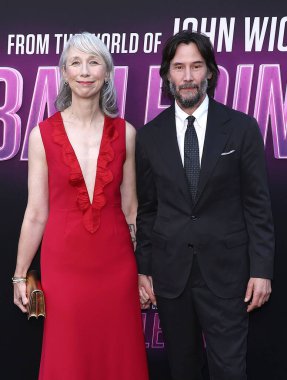 Alexandra Grant ve Keanu Reeves, 3 Haziran 2025 'te ABD' nin Hollywood kentindeki TCL Çin Tiyatrosu 'nda düzenlenen' Ballerina 'nın dünya prömiyerinde.