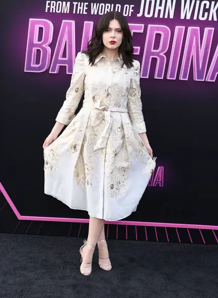 Skye Aurelia, 3 Haziran 2025 'te ABD' nin Hollywood kentindeki TCL Çin Tiyatrosu 'nda düzenlenen' Balerin 'filminin dünya prömiyerinde.