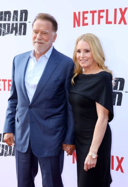 Arnold Schwarzenegger ve Heather Milligan Netflix 'in' Fubar '2. sezon galasında 11 Haziran 2025' te Hollywood, ABD 'deki Tudum Tiyatrosu' nda gerçekleştirildi..