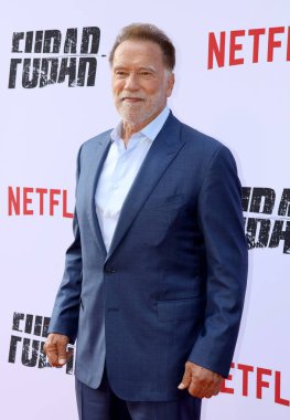 Arnold Schwarzenegger Netflix 'in' Fubar 'ikinci sezon galasında 11 Haziran 2025' te Hollywood, ABD 'deki Tudum Tiyatrosu' nda düzenlendi..