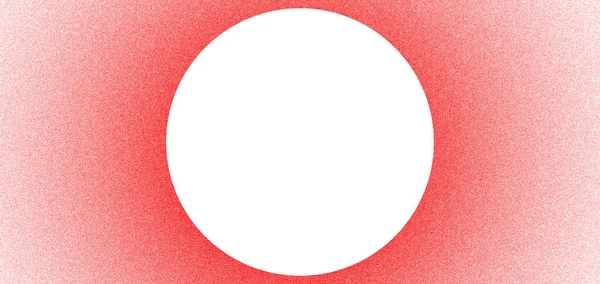 白色的圆圈在红色的背景上 — 图库照片
