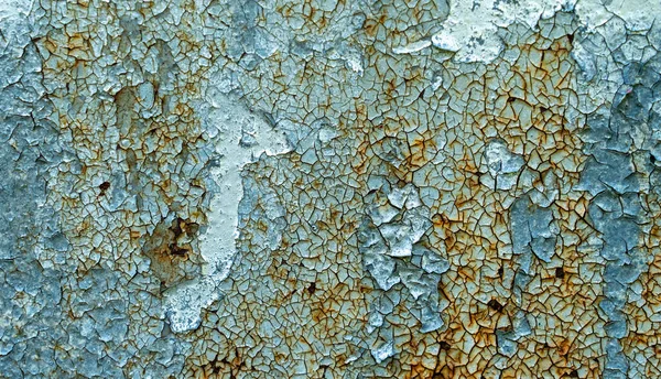 Painted Rusty Metal Texture — Stock Photo, Image