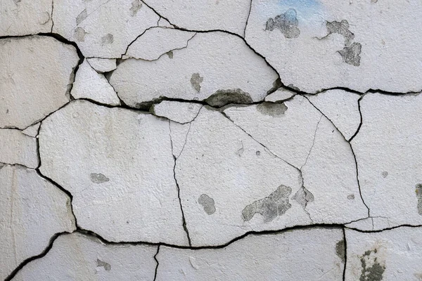 Eski Çatlamış Beton Duvar Doku Zemin — Stok fotoğraf