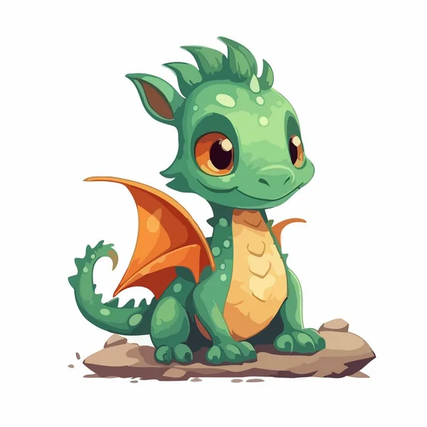 Dragon illustration. dragon illustration isolated white background