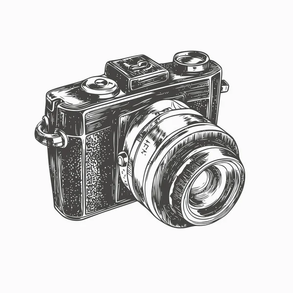 vintage camera drawing canon