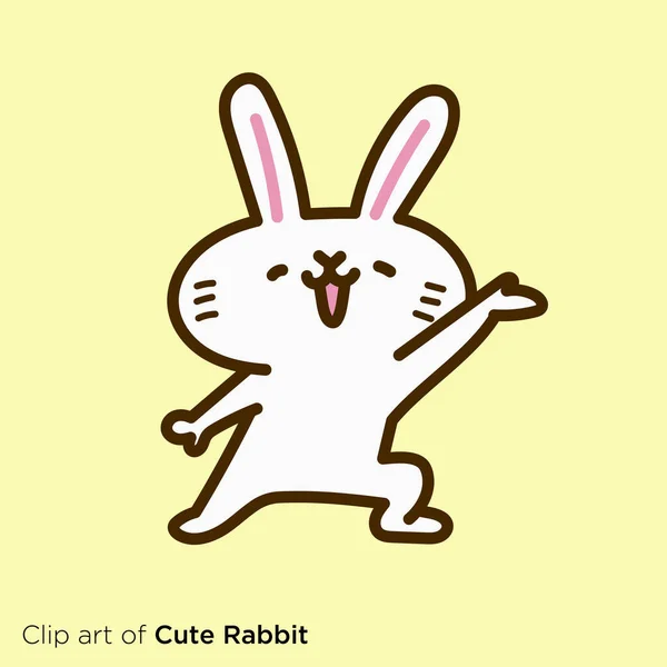 兔子人物形象系列 — 图库矢量图片