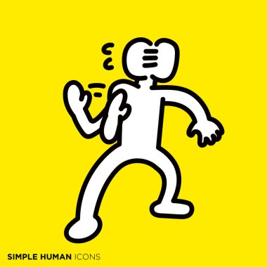 Basit insan simgesi serisi 