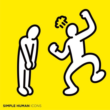 Basit insan ikonu serisi 