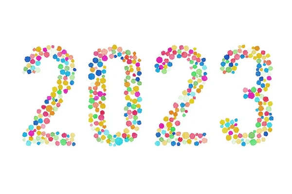2023 Από Χρωματιστές Βούλες Ακουαρέλας Ποικιλότητα — Φωτογραφία Αρχείου