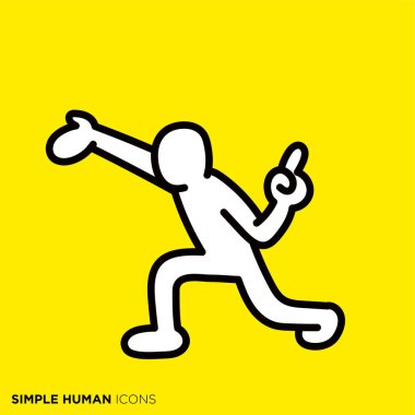 Basit insan simgesi serisi 