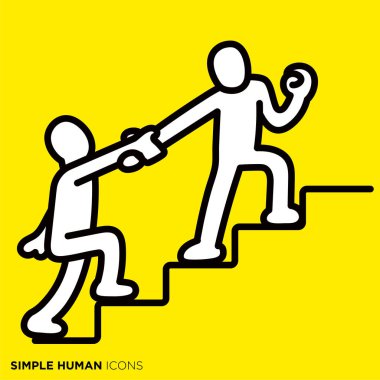 Basit insan simgesi serisi 