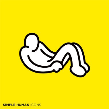 Simple human icon series 
