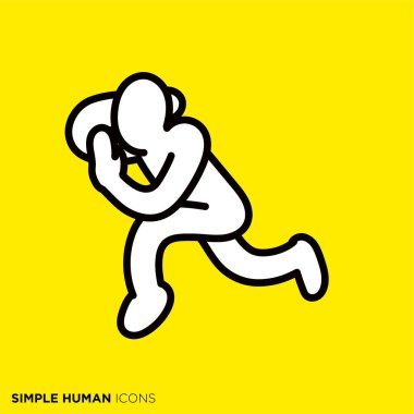 Simple human icon series 