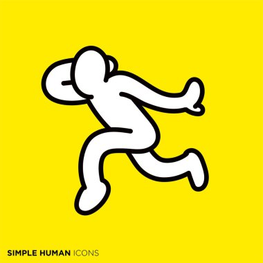 Simple human icon series 