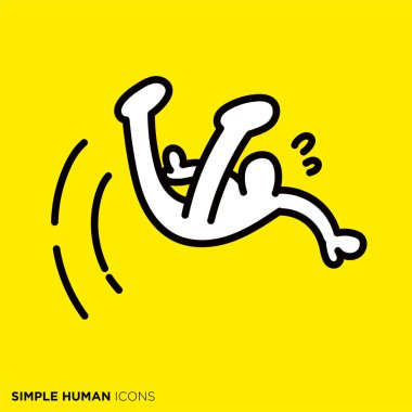 Simple human icon series 
