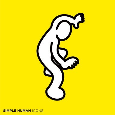 Simple human icon series 