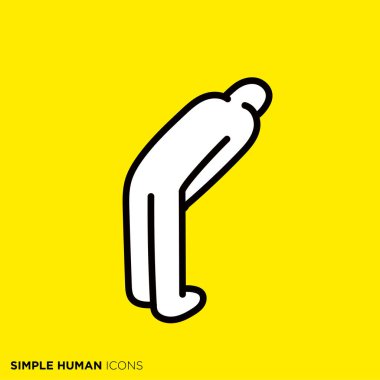 Simple human icon series 