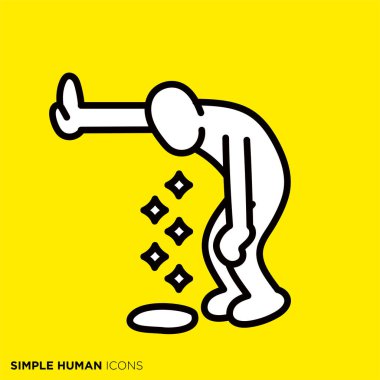 Simple human icon series 