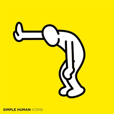 Simple human icon series 