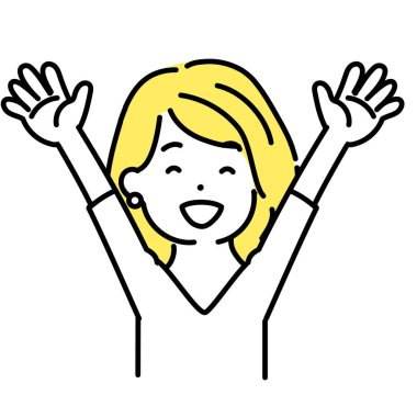 Şirin insanların çizimleri. Kadınlar.