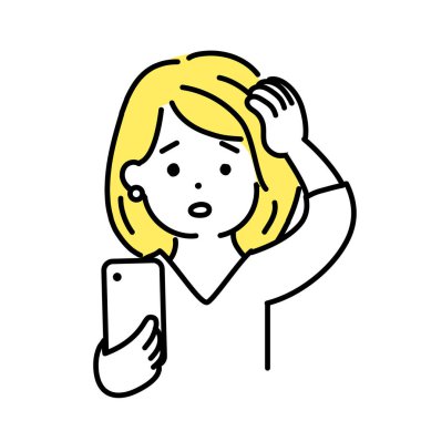 Şirin insanların çizimleri. Kadınlar.