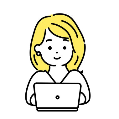 Şirin insanların çizimleri. Kadınlar.