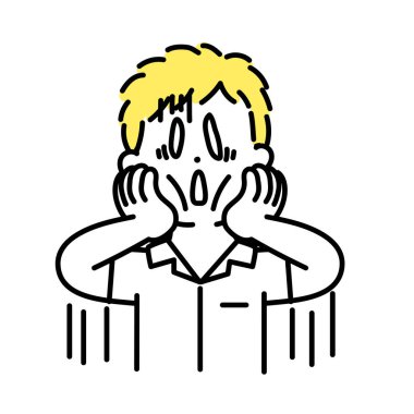 Şirin Kişinin İllüstrasyon Serisi _ Erkek Öğrenci _ Umutsuzluk