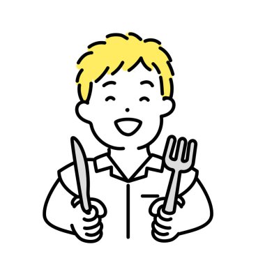 Tatlı Kişinin İllüstrasyon Serisi _ Erkek Öğrenci _ Ye