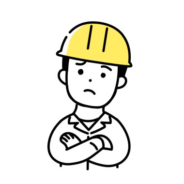 Şirin Kişinin İllüstrasyon Serisi _ Erkek Çalışan _ Düşünme