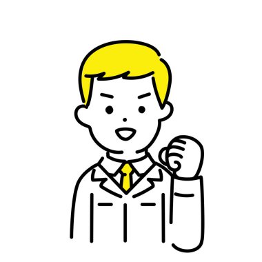 Şirin Kişinin İllüstrasyon Serisi _ Mal mühendisi _ Cesaret pozu