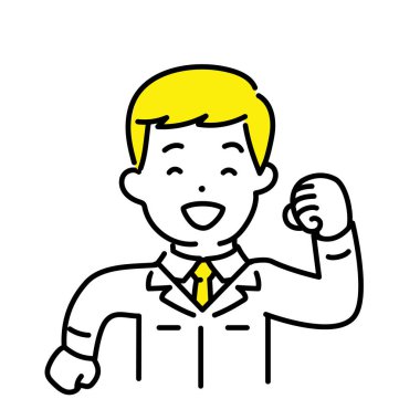 Tatlı Kişinin İllüstrasyon Serisi _ Erkek Mühendis _ Yürüyüş