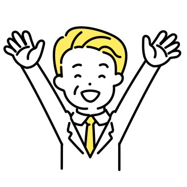 Şirin Kişinin İllüstrasyon Serisi _ Ofis Çalışanı _ Son Sınıf _ Mutluluk