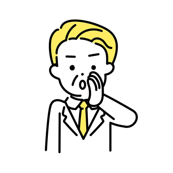 Illustrationsserie Von Cute Person Office Worker Senior Secretary Story — Stockvektor
