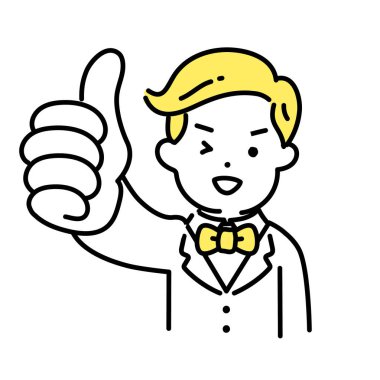 Tatlı Kişinin İllüstrasyon Serisi _ Altın Erkek _ İyi