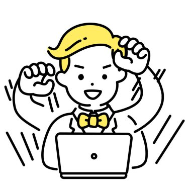 Şirin Kişinin İllüstrasyon Serisi Zengin bir adam _ Serpinti