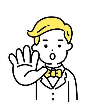 Şirin Kişinin İllüstrasyon Serisi Zengin bir adam _ stop