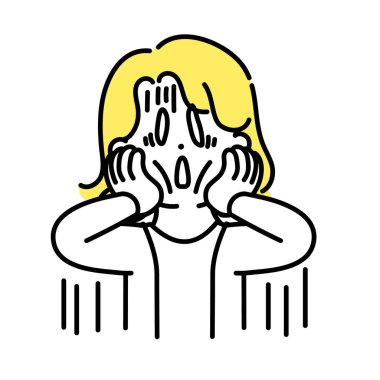 Tatlı Kişinin İllüstrasyon Serisi _ Nötr Kişi _ Umutsuzluk