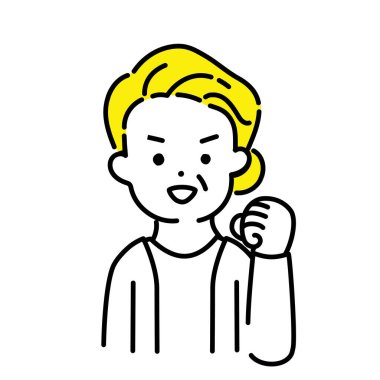 Şirin Kişinin İllüstrasyon Serisi _ Kıdemli Kadınlar _ Cesaret Pozu