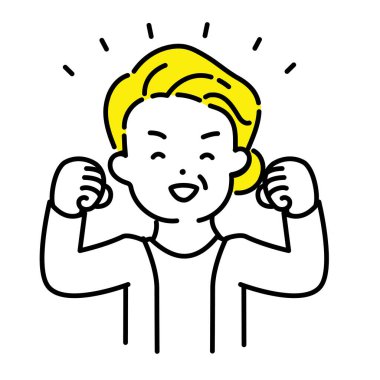 Şirin Kişinin İllüstrasyon Serisi _ Kıdemli Kadınlar _ Cesaret Pozu