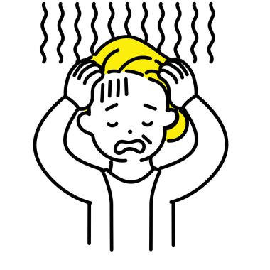 Şirin Kişinin İllüstrasyon Serisi _ Son Sınıf Kadınları _ Umutsuzluk