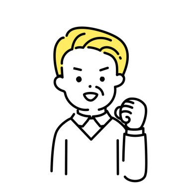 Şirin Kişinin İllüstrasyon Serisi _ Yaşlılar _ Cesaret Pozu