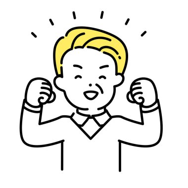 Şirin Kişinin İllüstrasyon Serisi _ Yaşlılar _ Cesaret Pozu