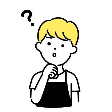 Tatlı Kişinin İllüstrasyon Serisi _ Erkek Kâtip _ D