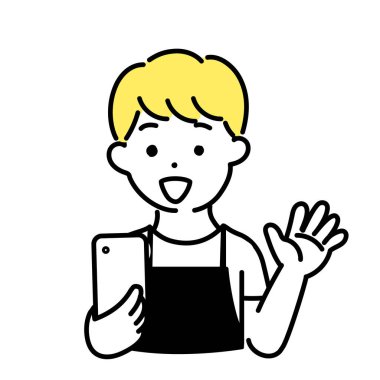 Tatlı Kişinin İllüstrasyon Serisi _ Erkek Katip _ Eğlence