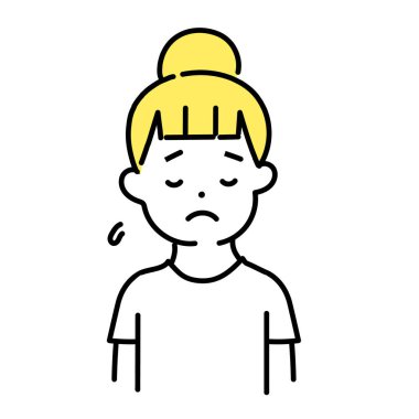 Hoş insanların çizimleri _ gelişigüzel kadın _ Düşürme