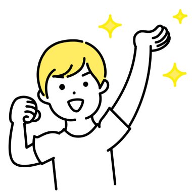 Hoş insanların çizimleri _ Sıradan giyinen erkekler _ Kaldırın