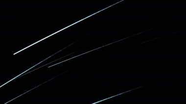 Meteor grubu efekti 4K video